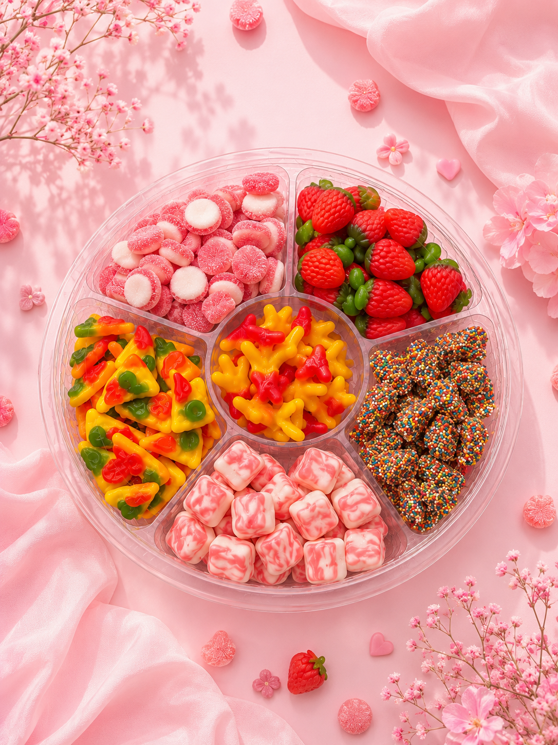 Plateau de bonbons personnalisé