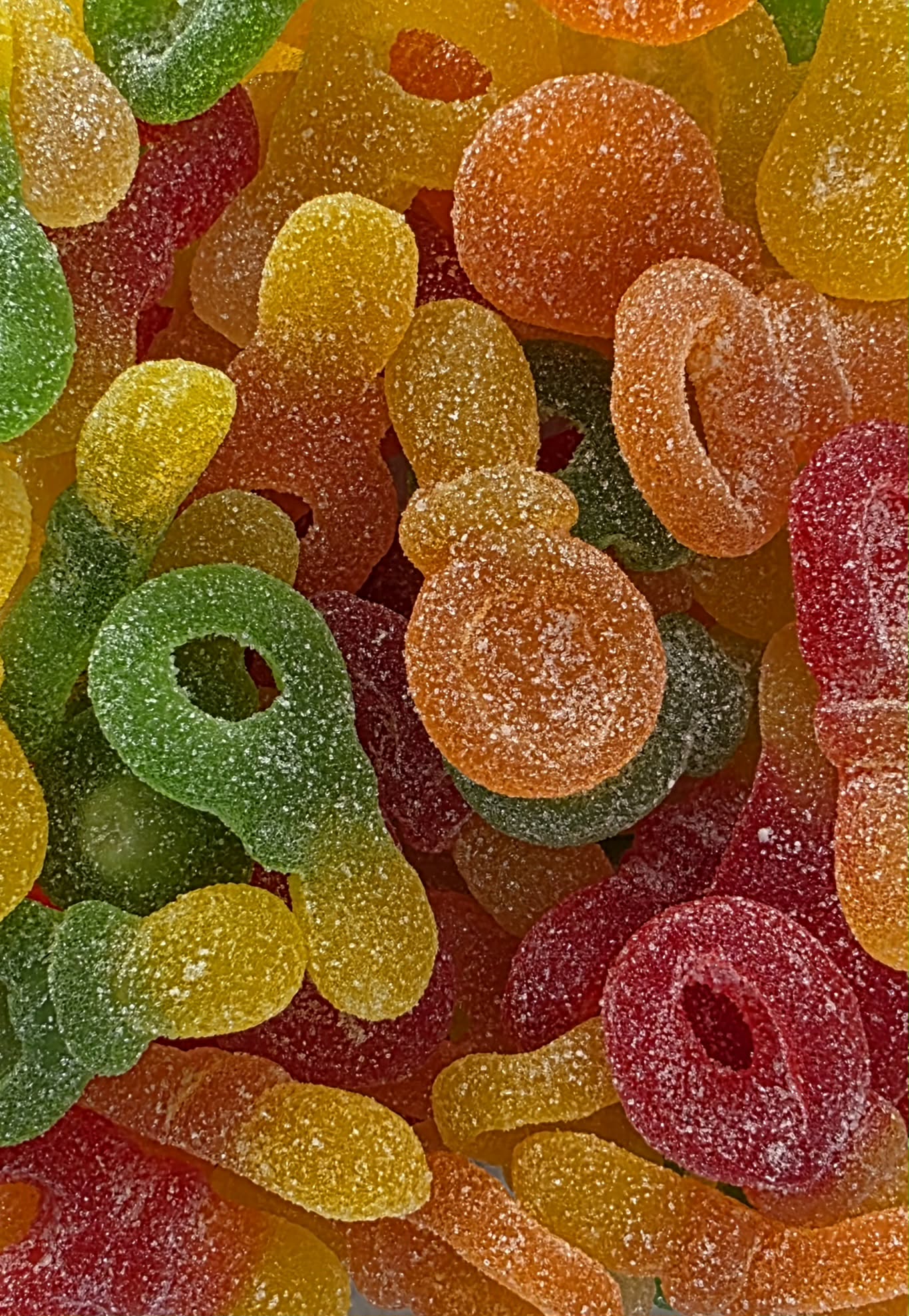 Sucettes multicolores