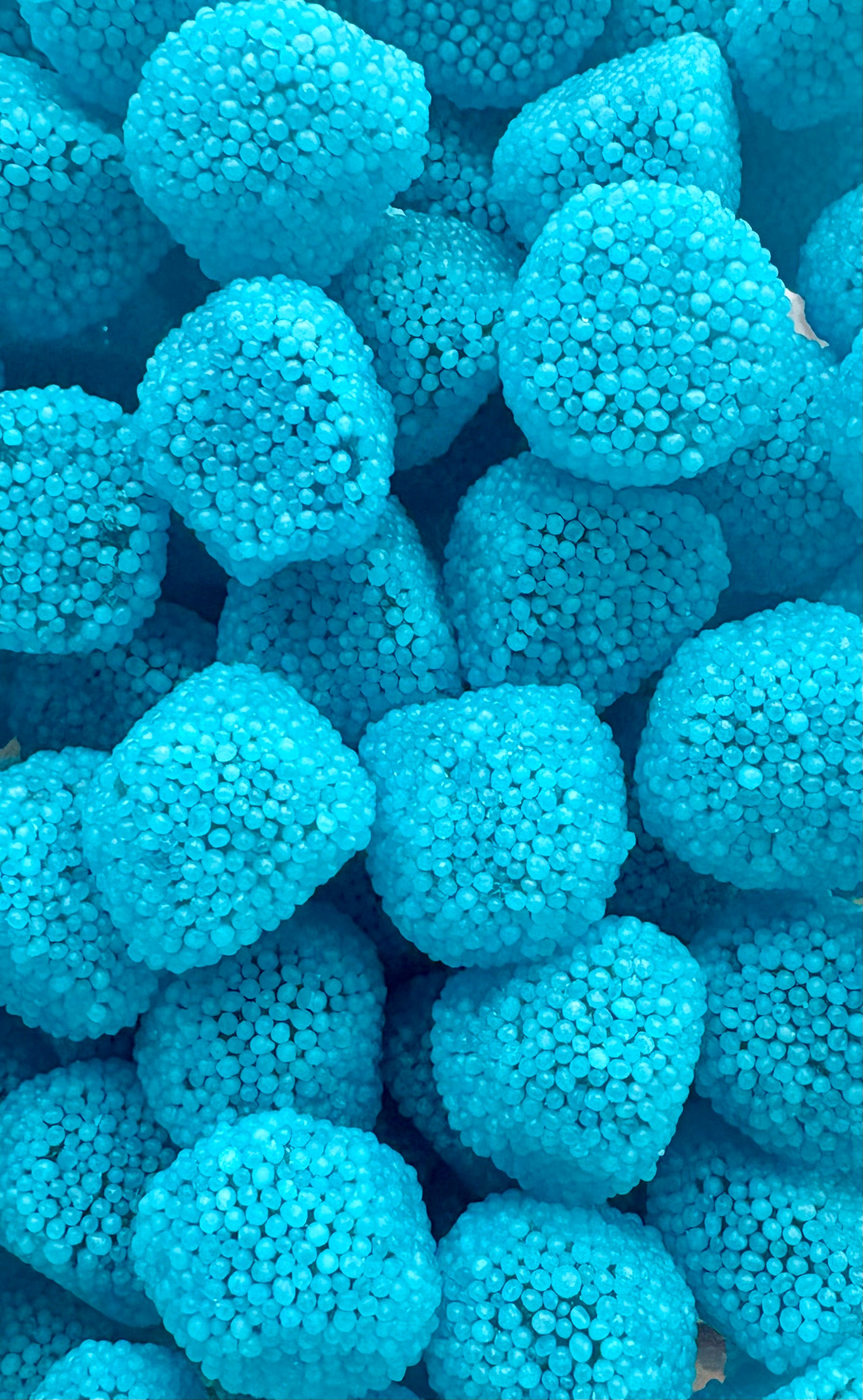 Bonbons lunaires à la framboise bleue