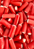 Tubes parfaits à la fraise