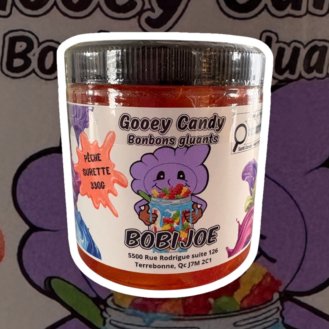 Gooey Candy Pêche surette - Bobijoe