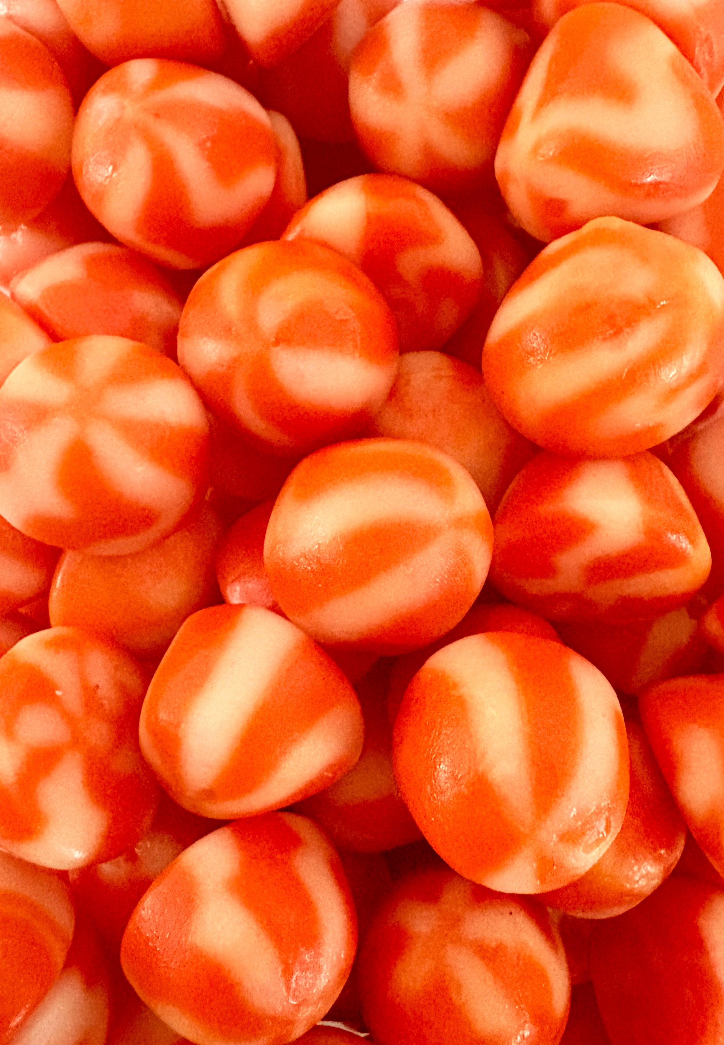 Spirales orange et crème