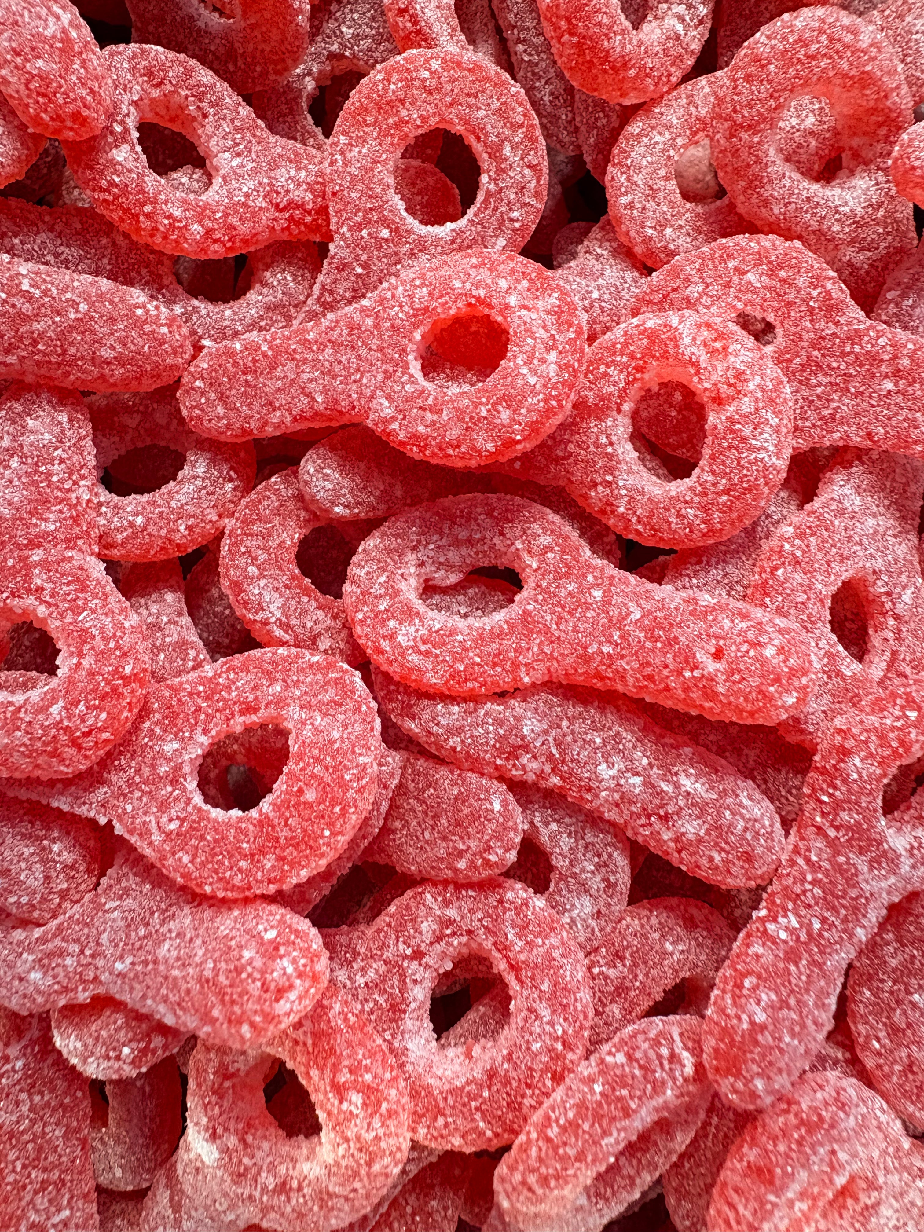Clés acidulées aux fraises